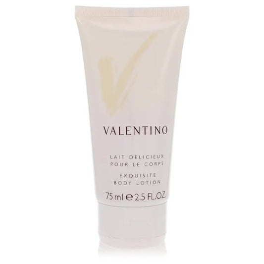 Light pink Valentino body lotion tube from Valentino V by Valentino body lotion collection