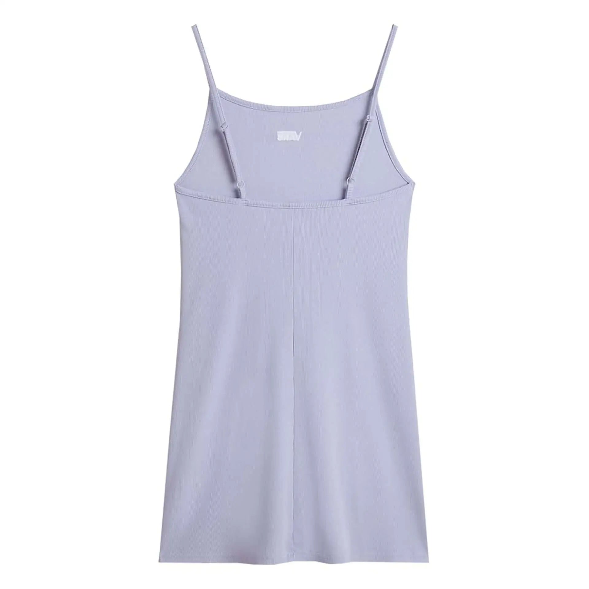 Light purple women’s camisole dress with thin straps from Vans Violet Sleeveless Front Logo Dresses