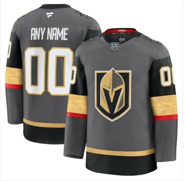 Vegas Golden Knights alternate premium gray hockey jersey for fans and collectors