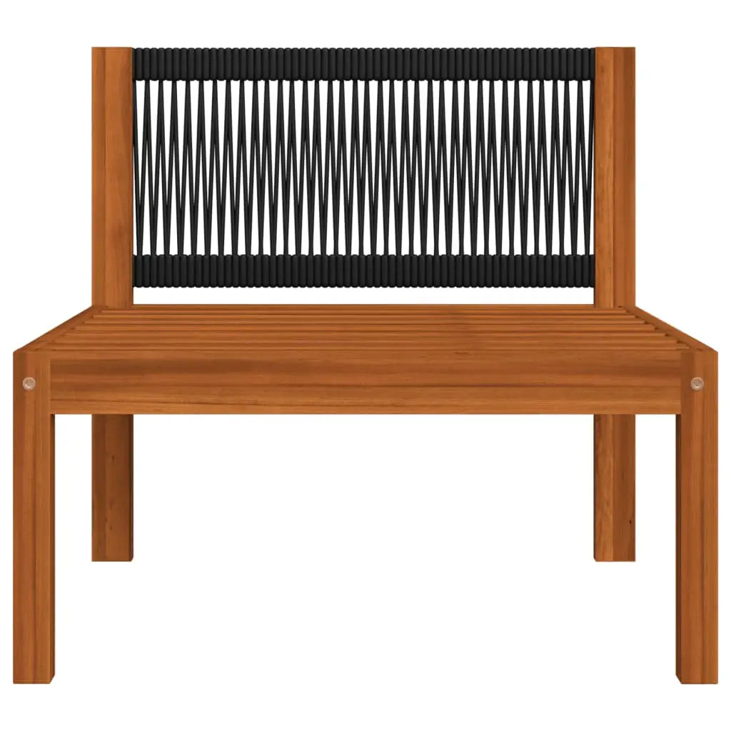 vidaXL 2 Piece Patio Lounge Set with Cushions Solid Acacia Wood - Lounge Set