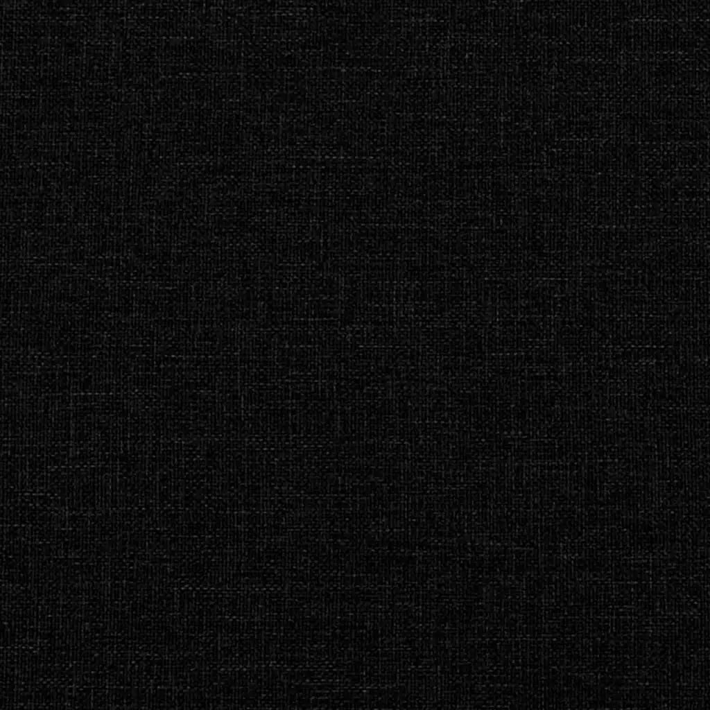 vidaXL 2 Piece Sofa Set with Cushions Black Fabric - Furniture > Sofas