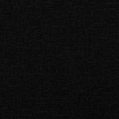 vidaXL 2 Piece Sofa Set with Cushions Black Fabric - Furniture > Sofas