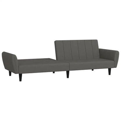 vidaXL 2-Seater Sofa Bed Accent Upholstered Loveseat Sleeper Couch Velvet - Furniture > Sofas