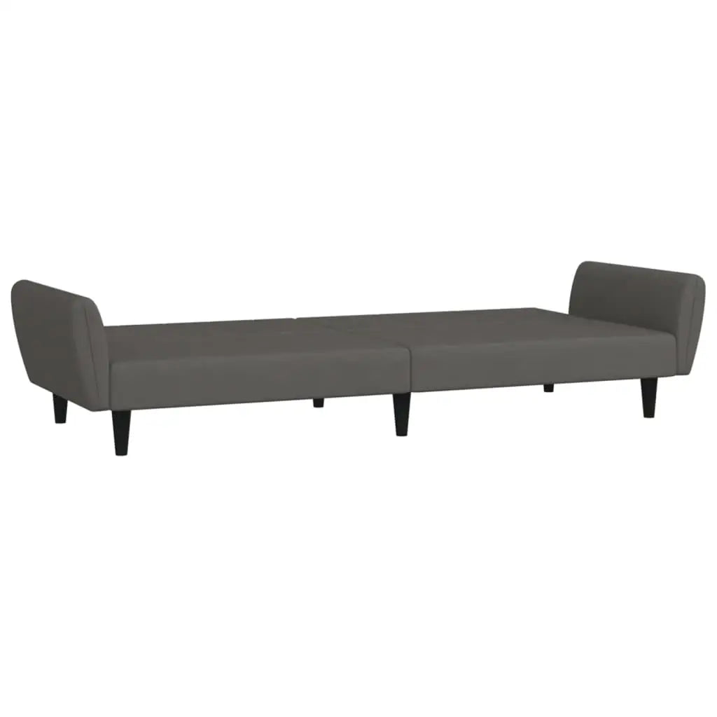 vidaXL 2-Seater Sofa Bed Accent Upholstered Loveseat Sleeper Couch Velvet - Furniture > Sofas