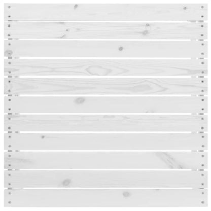 vidaXL 3 Piece Patio Lounge Set Solid Wood Pine White - Outdoor Lounge Set