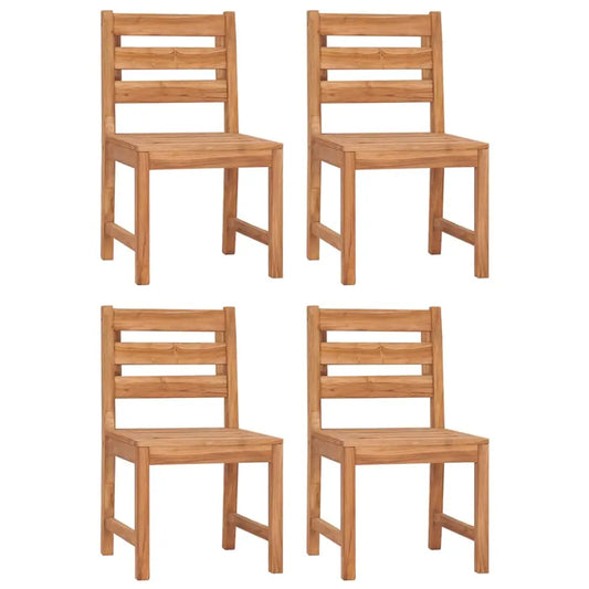 vidaXL 4/6/8x Solid Wood Pine Patio Chairs Garden Outdoor Seating Furniture - Outdoor Chairs