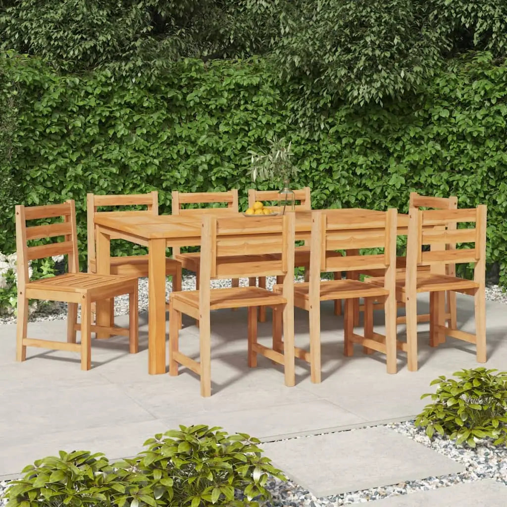 vidaXL 4/6/8x Solid Wood Pine Patio Chairs Garden Outdoor Seating Furniture - 8 pcs - Outdoor Chairs