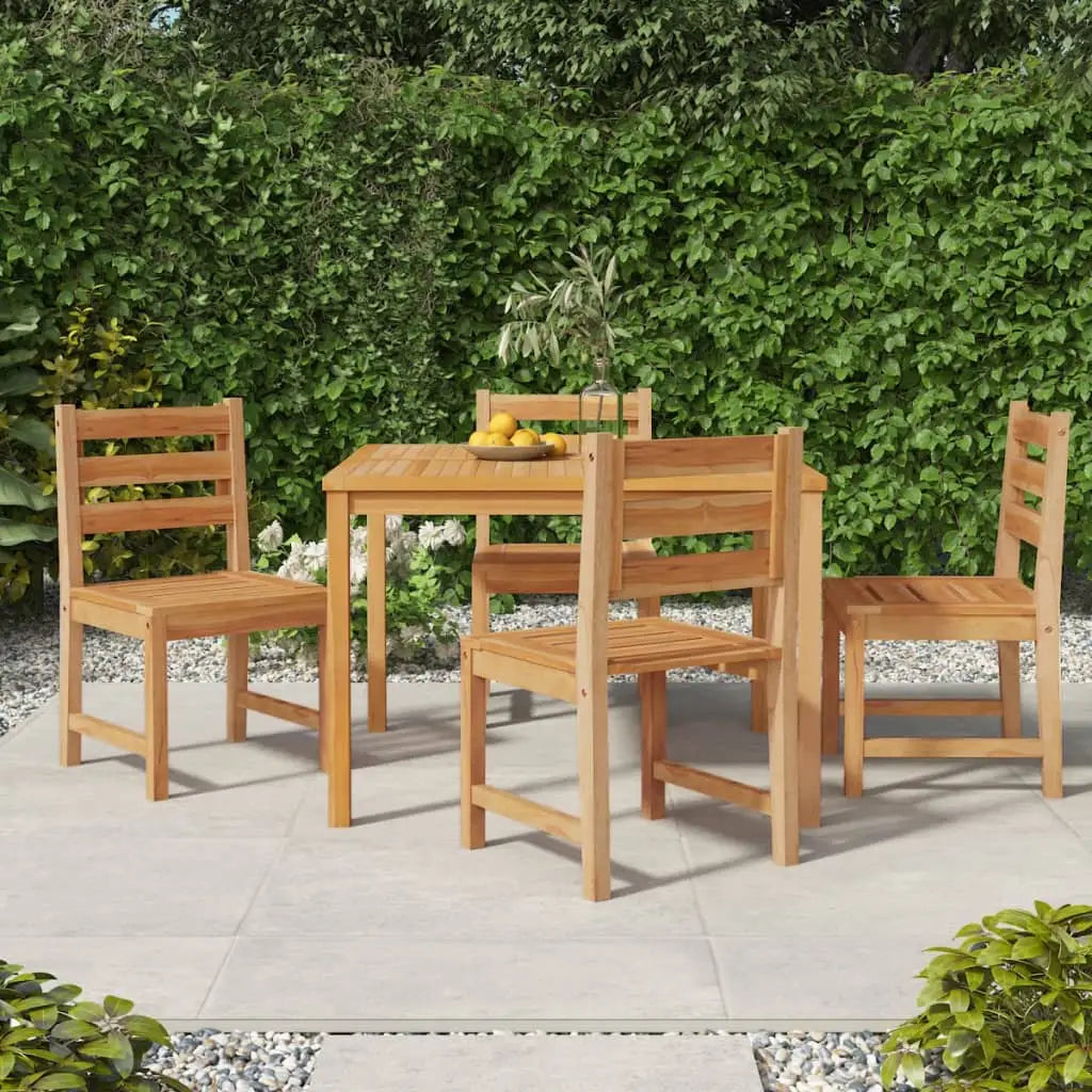 vidaXL 4/6/8x Solid Wood Pine Patio Chairs Garden Outdoor Seating Furniture - 4 pcs - Outdoor Chairs