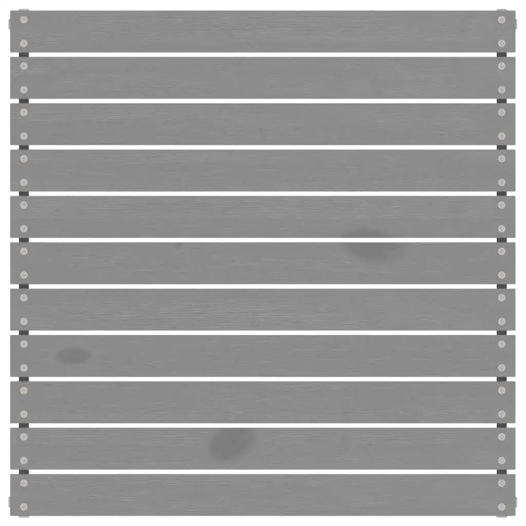 vidaXL 4 Piece Patio Lounge Set Solid Wood Pine Gray - Furniture > Outdoor Furniture > Outdoor Furniture Sets