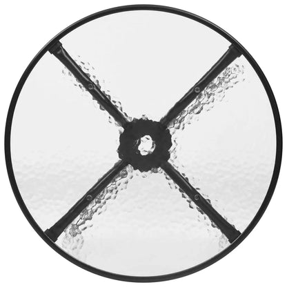 vidaXL 5 Piece Patio Dining Set Black - Dining Set