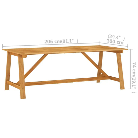 vidaXL 7 Piece Patio Dining Set Black - Furniture > Outdoor Furniture > Outdoor Furniture Sets