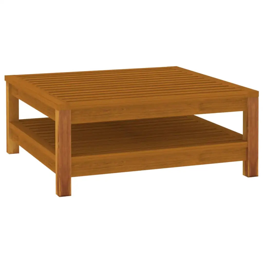 vidaXL 7 Piece Patio Lounge Set with Cushion Solid Acacia Wood - Outdoor Furniture Set