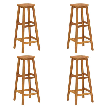 vidaXL 9 Piece Patio Bar Set Solid Wood Acacia - Patio Furniture Set