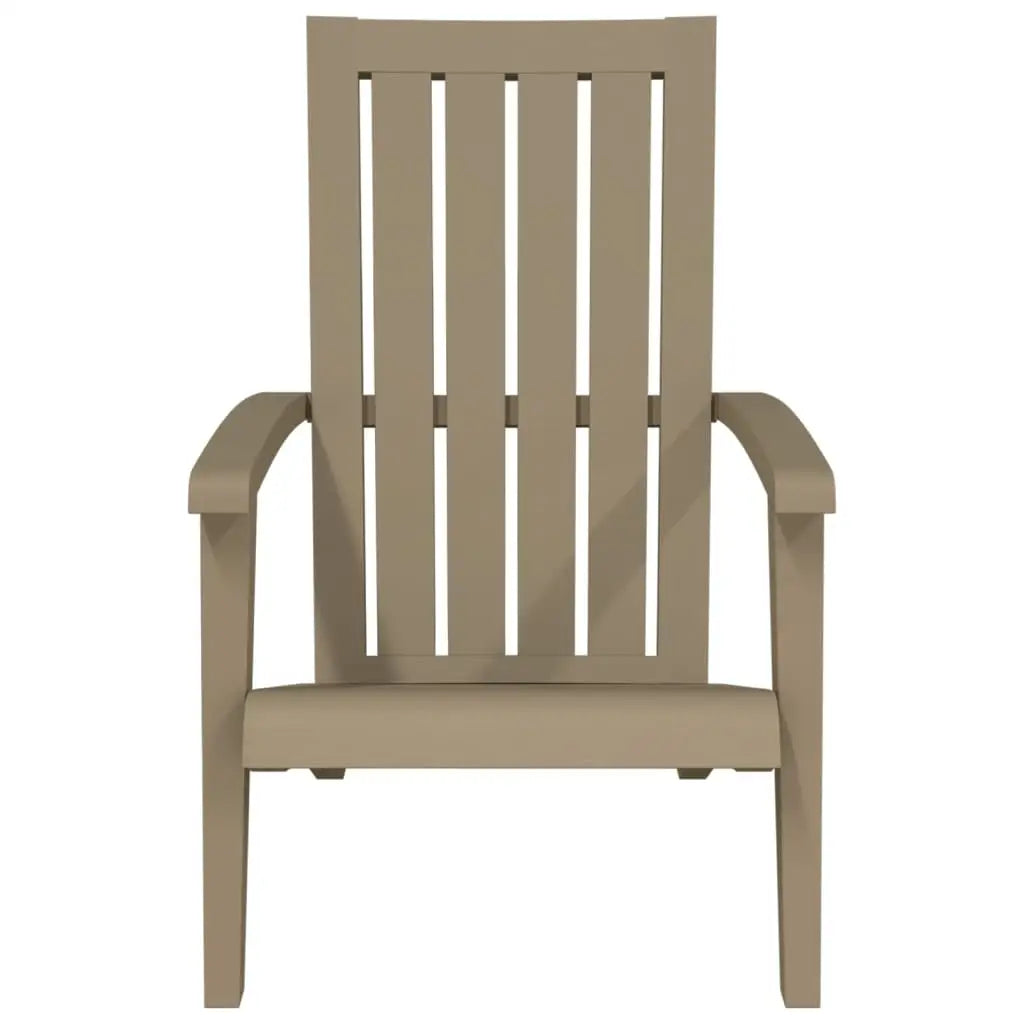 vidaXL Adirondack Chair Outdoor Furniture Lawn Chair for Deck Polypropylene - Outdoor Chair