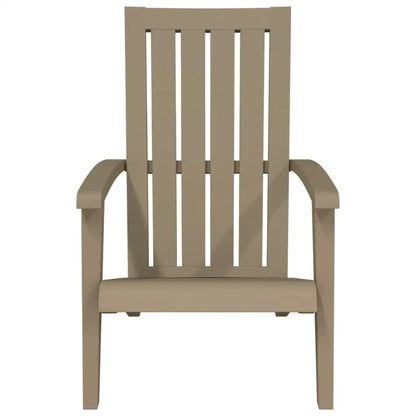 vidaXL Adirondack Chair Outdoor Furniture Lawn Chair for Deck Polypropylene - Outdoor Chair