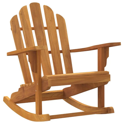 vidaXL Adirondack Chair Patio Lawn Chair Weather Resistant Solid Wood Teak - Outdoor Chairs