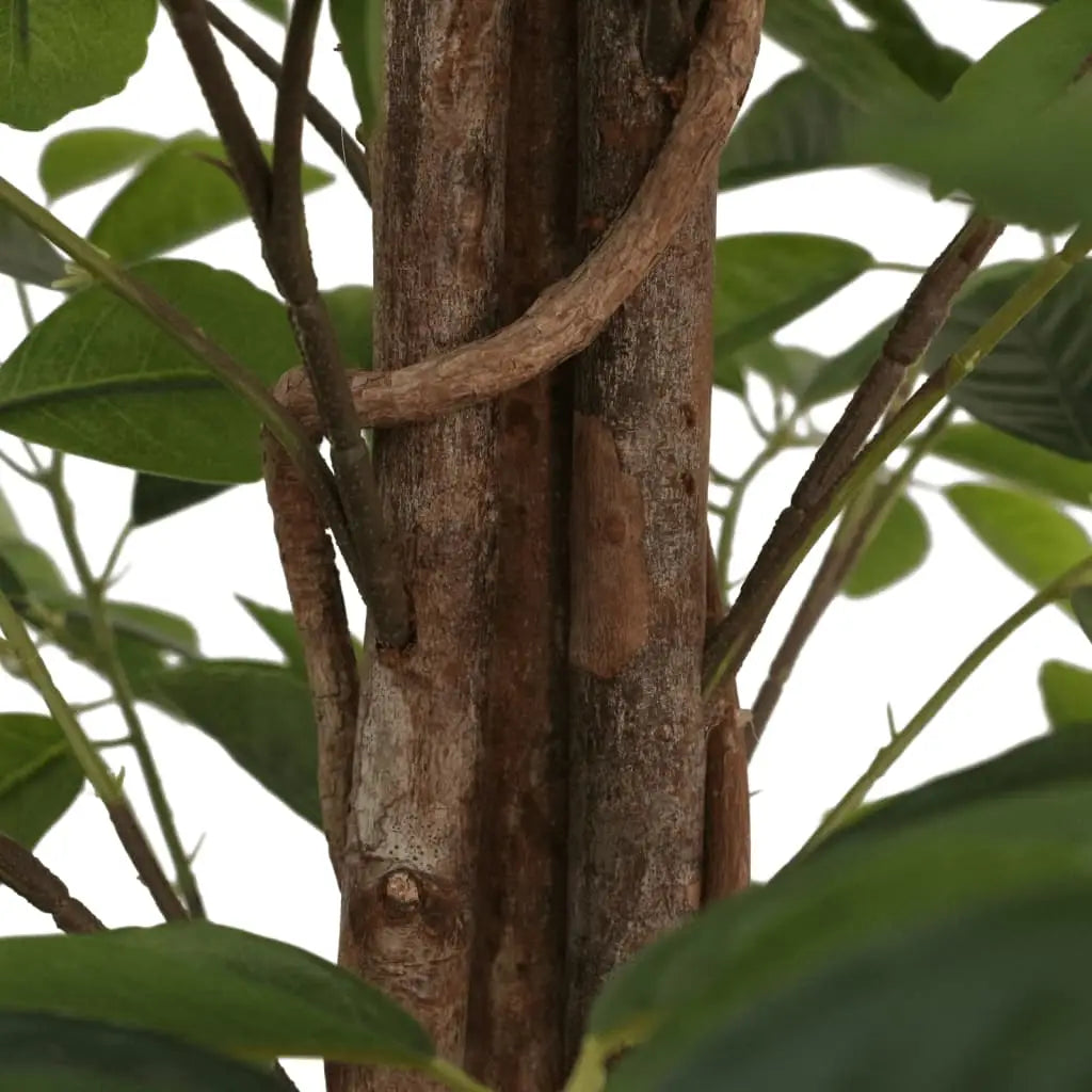 vidaXL Artificial Lemon Tree with 3 Trunks Green 33.5’’ PP - Artificial Tree