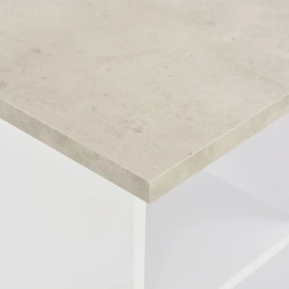 vidaXL Bar Table High Height Pub Breakfast Dining Dinner Table Multi Colors - concrete grey - Furniture > Tables >