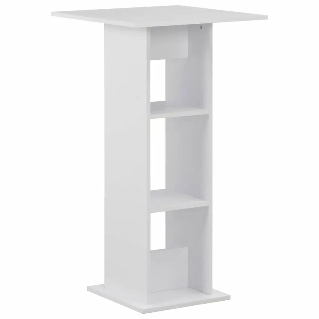 vidaXL Bar Table High Height Pub Breakfast Dining Dinner Table Multi Colors - concrete grey - Furniture > Tables >