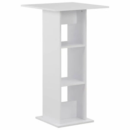 vidaXL Bar Table High Height Pub Breakfast Dining Dinner Table Multi Colors - concrete grey - Furniture > Tables >