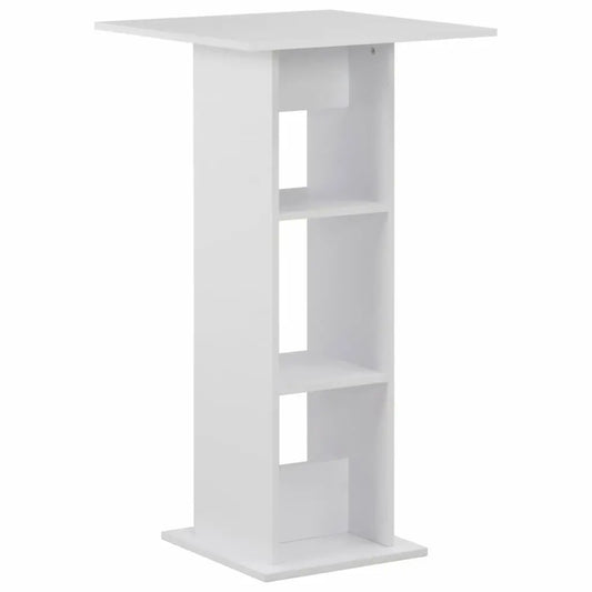 vidaXL Bar Table High Height Pub Breakfast Dining Dinner Table Multi Colors - concrete grey - Furniture > Tables >