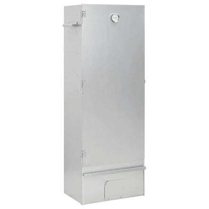 vidaXL BBQ Oven Smoker with Wood Chips 17.5’’x11.4’’x43.3’’ Galvanized Steel - Home & Garden > Kitchen & Dining >