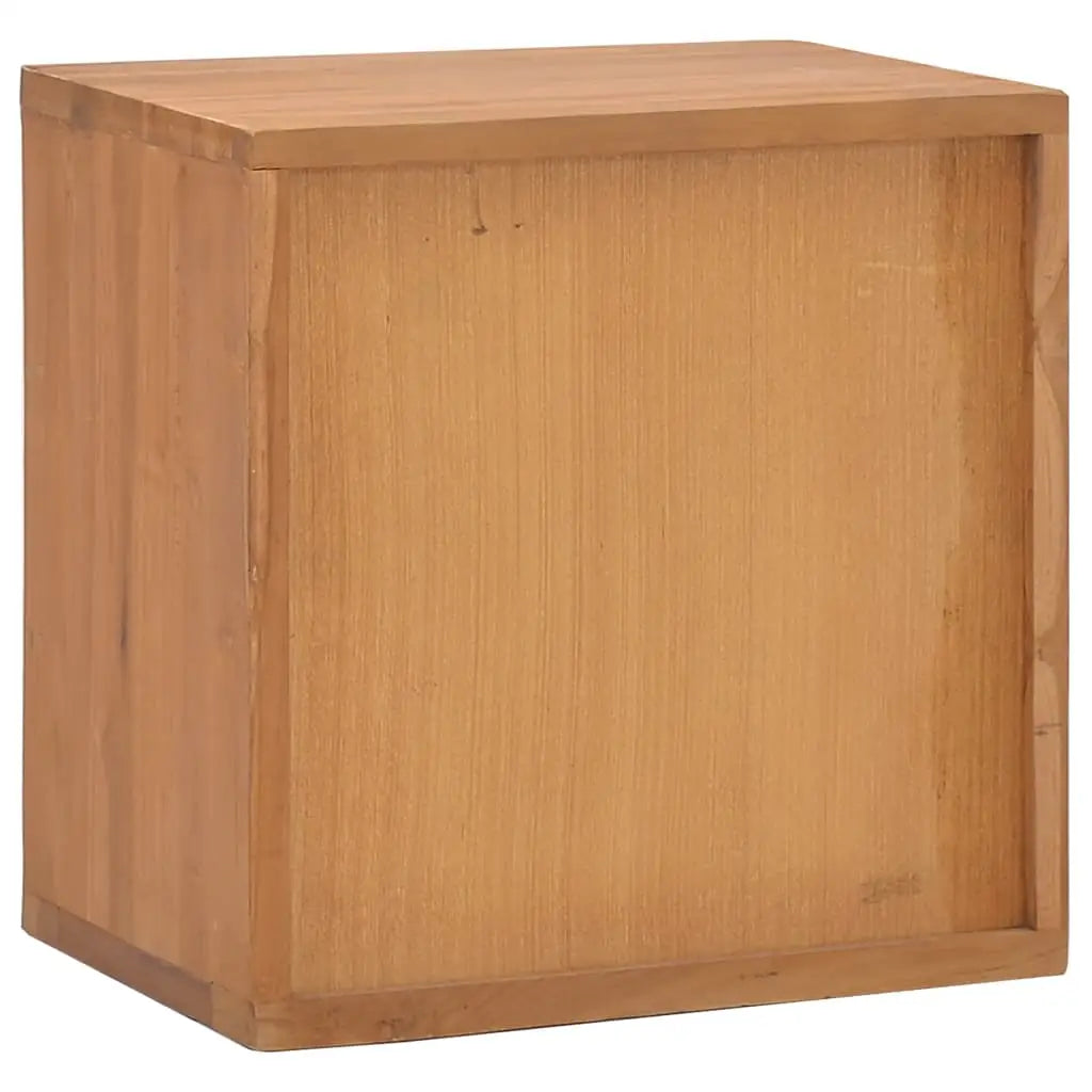 vidaXL Bedside Cabinet 15.7’’x11.8’’x15.7’’ Solid Teak Wood - Nightstand