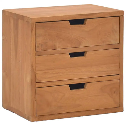 vidaXL Bedside Cabinet 15.7’’x11.8’’x15.7’’ Solid Teak Wood - Nightstand