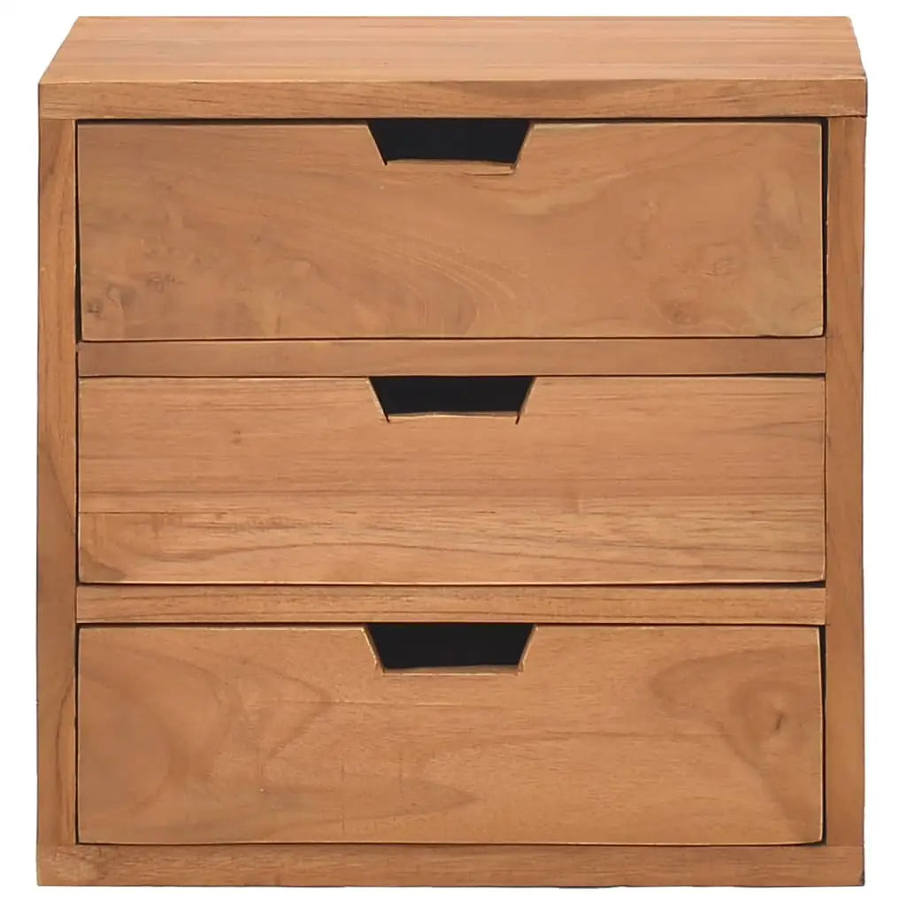 vidaXL Bedside Cabinet 15.7’’x11.8’’x15.7’’ Solid Teak Wood - Nightstand