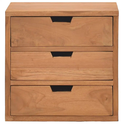 vidaXL Bedside Cabinet 15.7’’x11.8’’x15.7’’ Solid Teak Wood - Nightstand