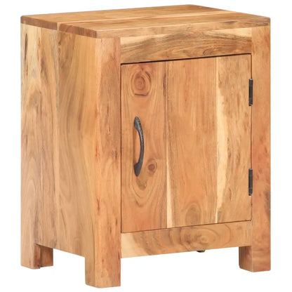 vidaXL Bedside Cabinet 15.7’’x11.8’’x19.7’’ Solid Acacia Wood - Nightstand