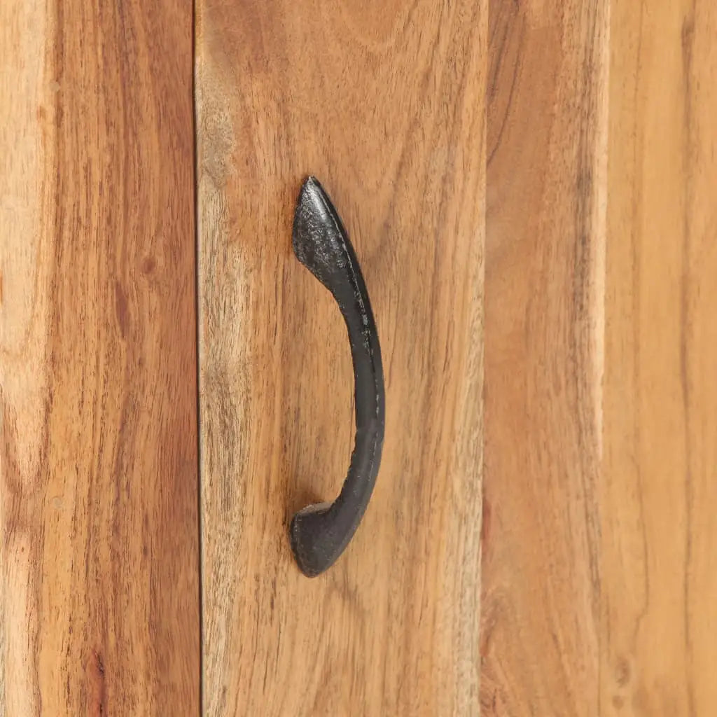 vidaXL Bedside Cabinet 15.7’’x11.8’’x19.7’’ Solid Acacia Wood - Nightstand