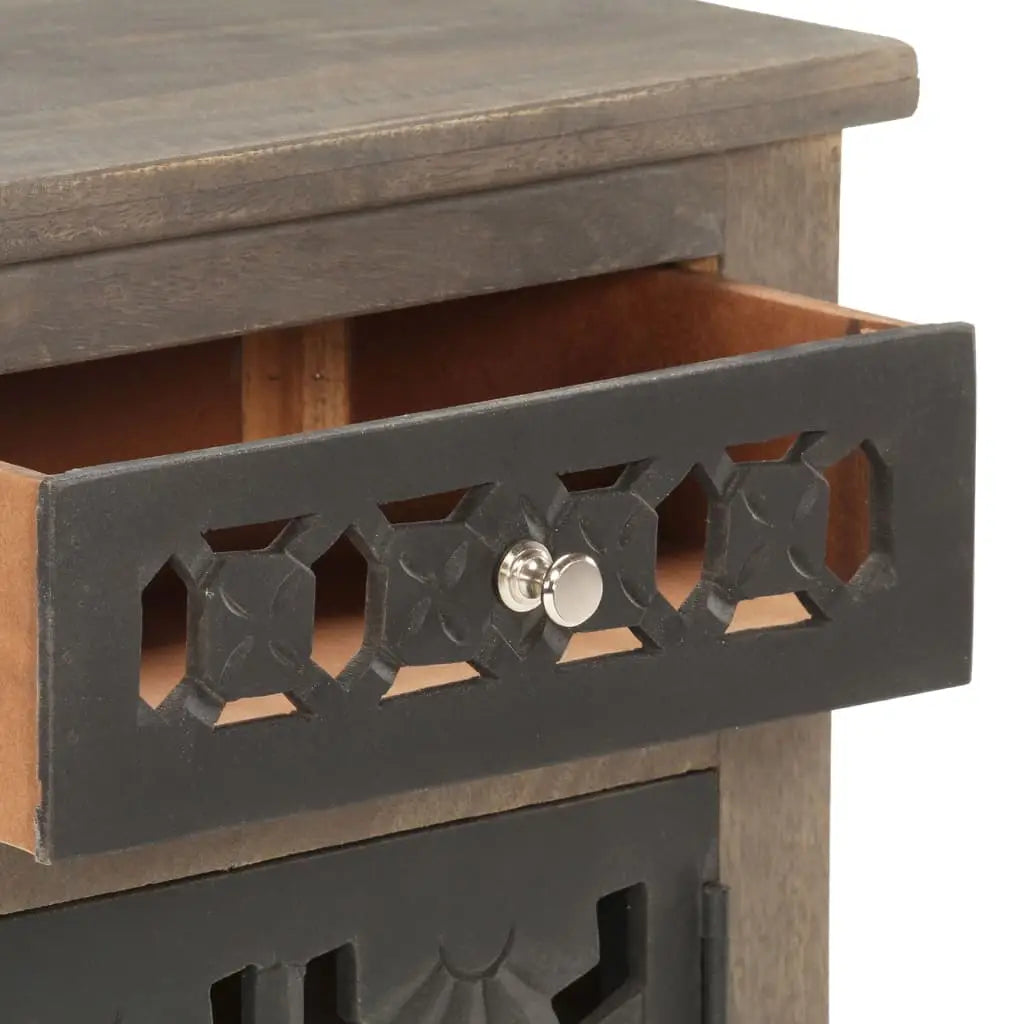 vidaXL Bedside Cabinet 15.7’’x11.8’’x19.7’’ Solid Mango Wood - Nightstand