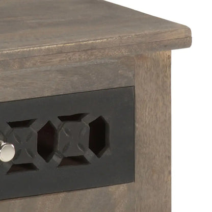 vidaXL Bedside Cabinet 15.7’’x11.8’’x19.7’’ Solid Mango Wood - Nightstand