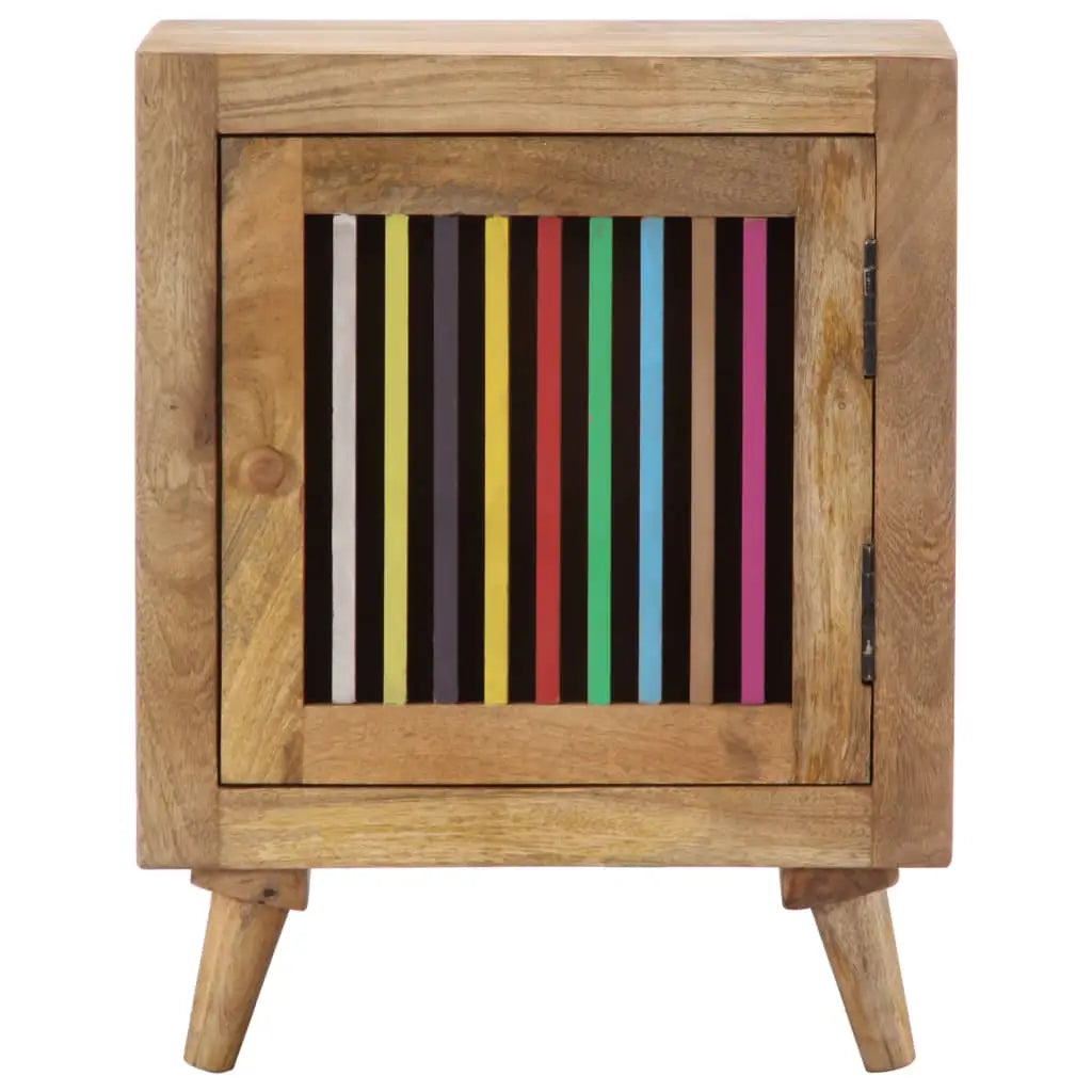 vidaXL Bedside Cabinet 15.7’’x11.8’’x19.7’’ Solid Mango Wood - Nightstand