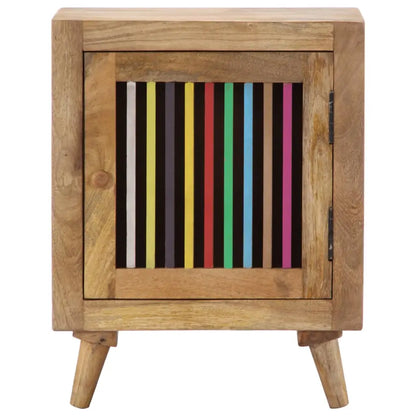 vidaXL Bedside Cabinet 15.7’’x11.8’’x19.7’’ Solid Mango Wood - Nightstand