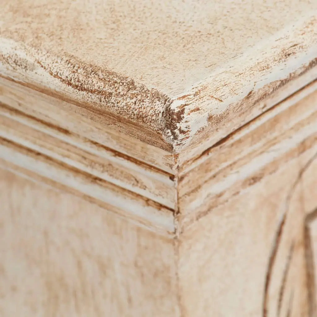 vidaXL Bedside Cabinet 15.7’’x11.8’’x19.7’’ Solid Mango Wood - Nightstands