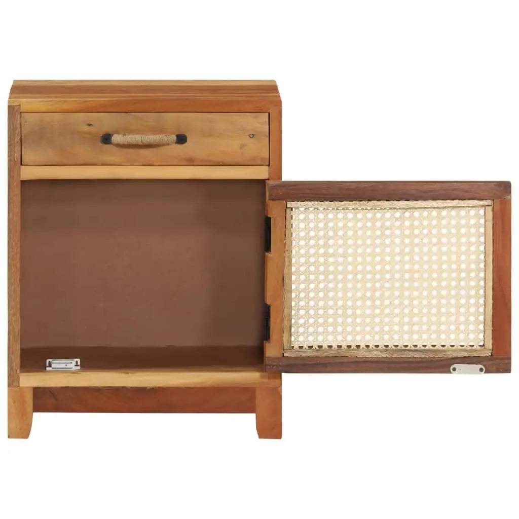 vidaXL Bedside Cabinet 15.7’’x11.8’’x19.7’’ Solid Reclaimed Wood - Nightstand