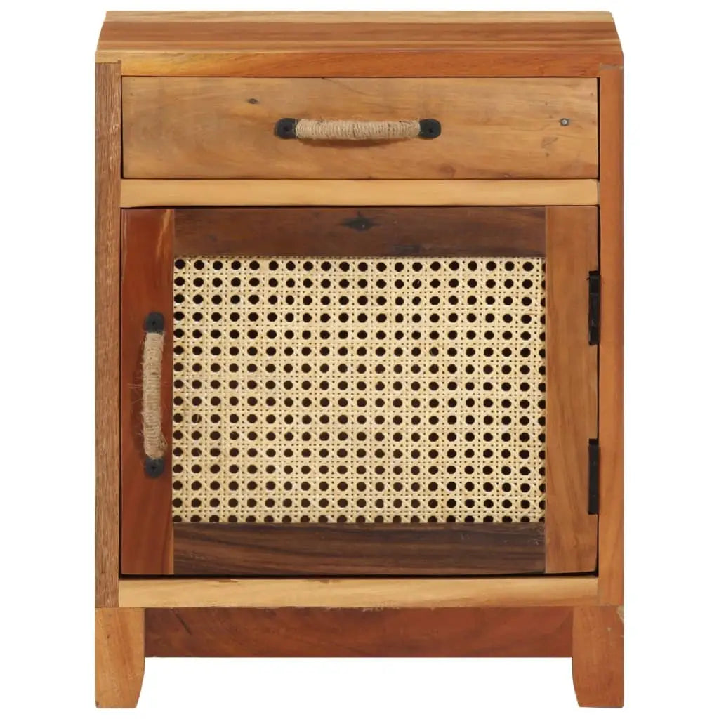 vidaXL Bedside Cabinet 15.7’’x11.8’’x19.7’’ Solid Reclaimed Wood - Nightstand