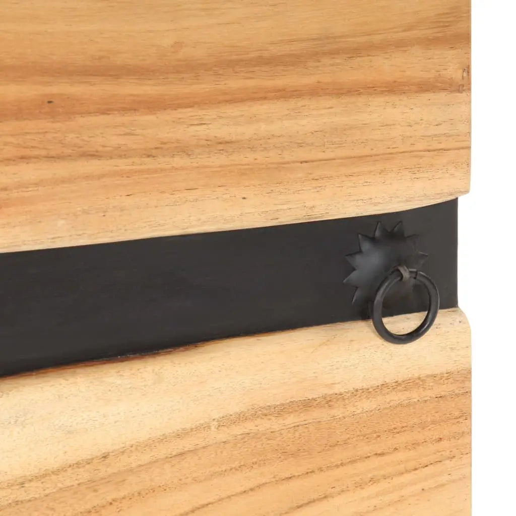 vidaXL Bedside Cabinet 15.7’’x11.8’’x20.1’’ Solid Acacia Wood - Nightstand