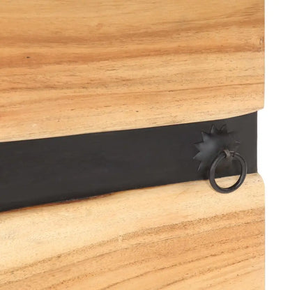 vidaXL Bedside Cabinet 15.7’’x11.8’’x20.1’’ Solid Acacia Wood - Nightstand