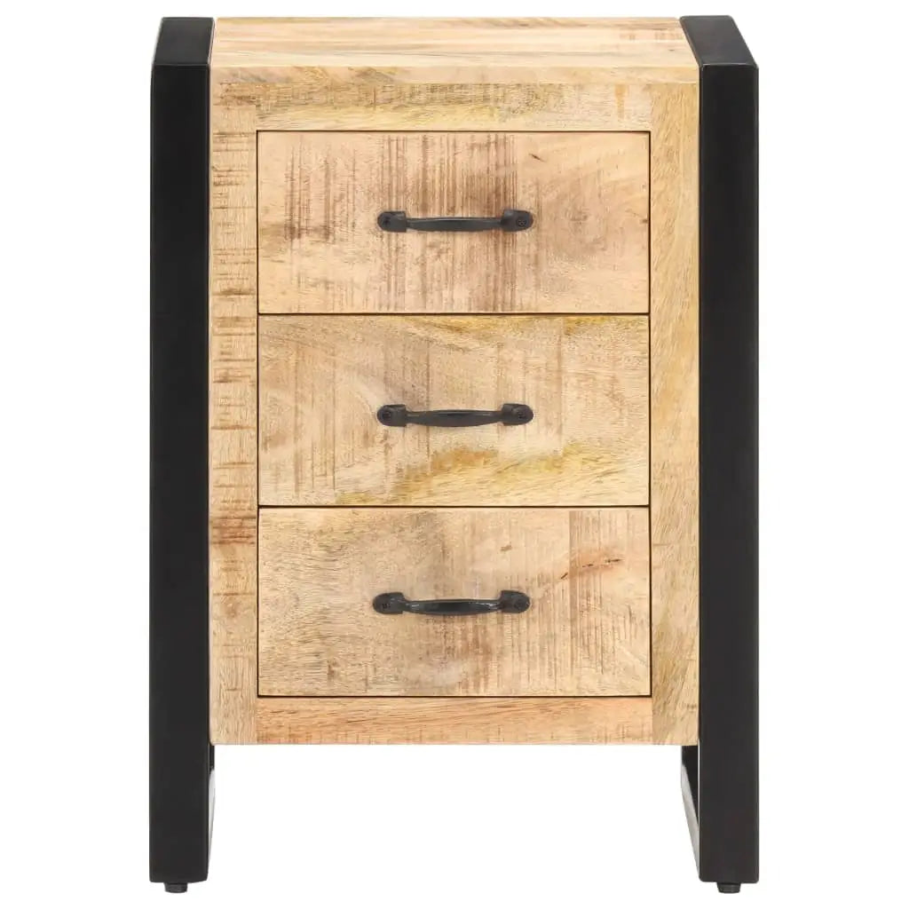 vidaXL Bedside Cabinet 15.7’’x13.8’’x21.7’’ Solid Mango Wood - Nightstands