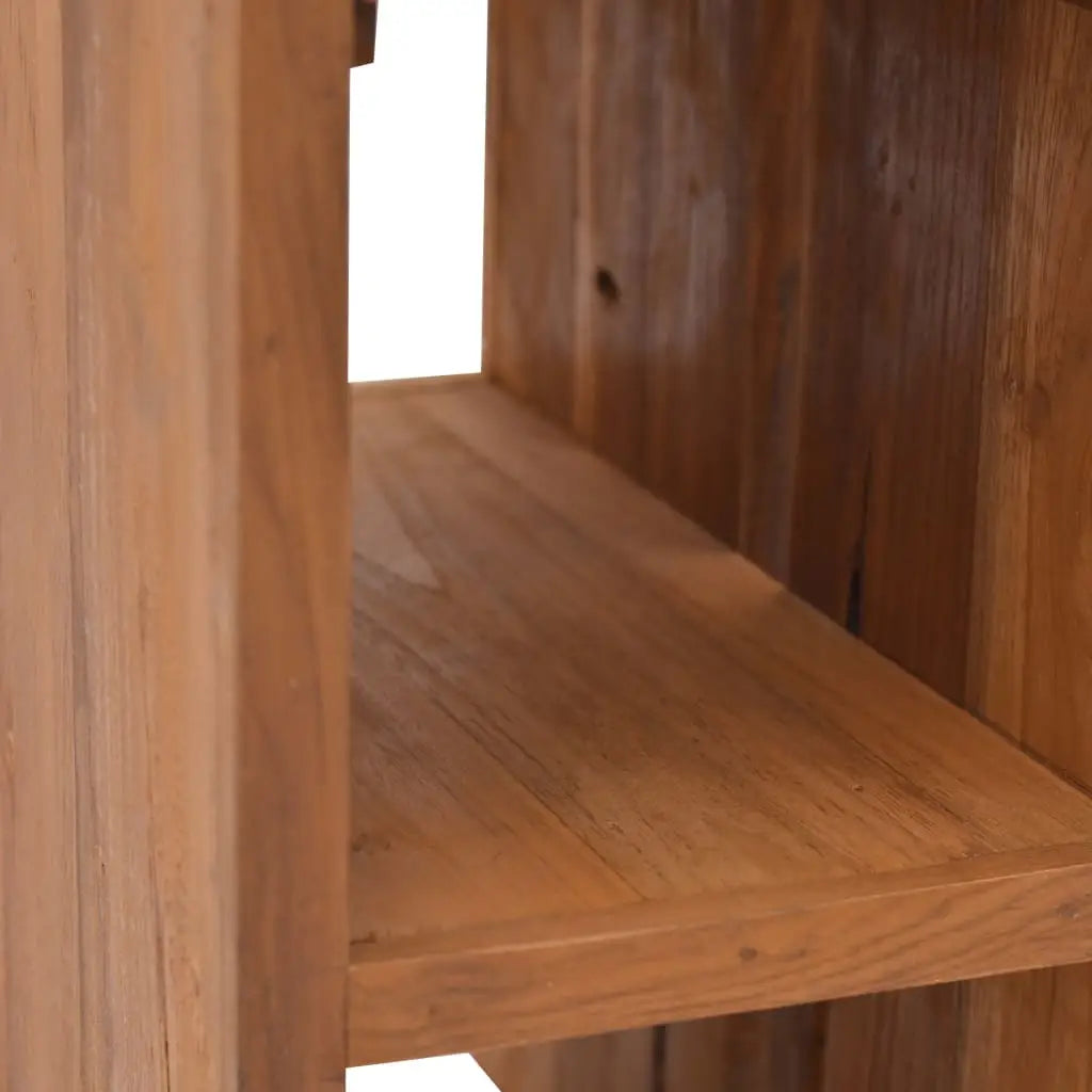 vidaXL Bedside Cabinet 7.9’’x13.8’’x19.7’’ Solid Teak Wood - Nightstand