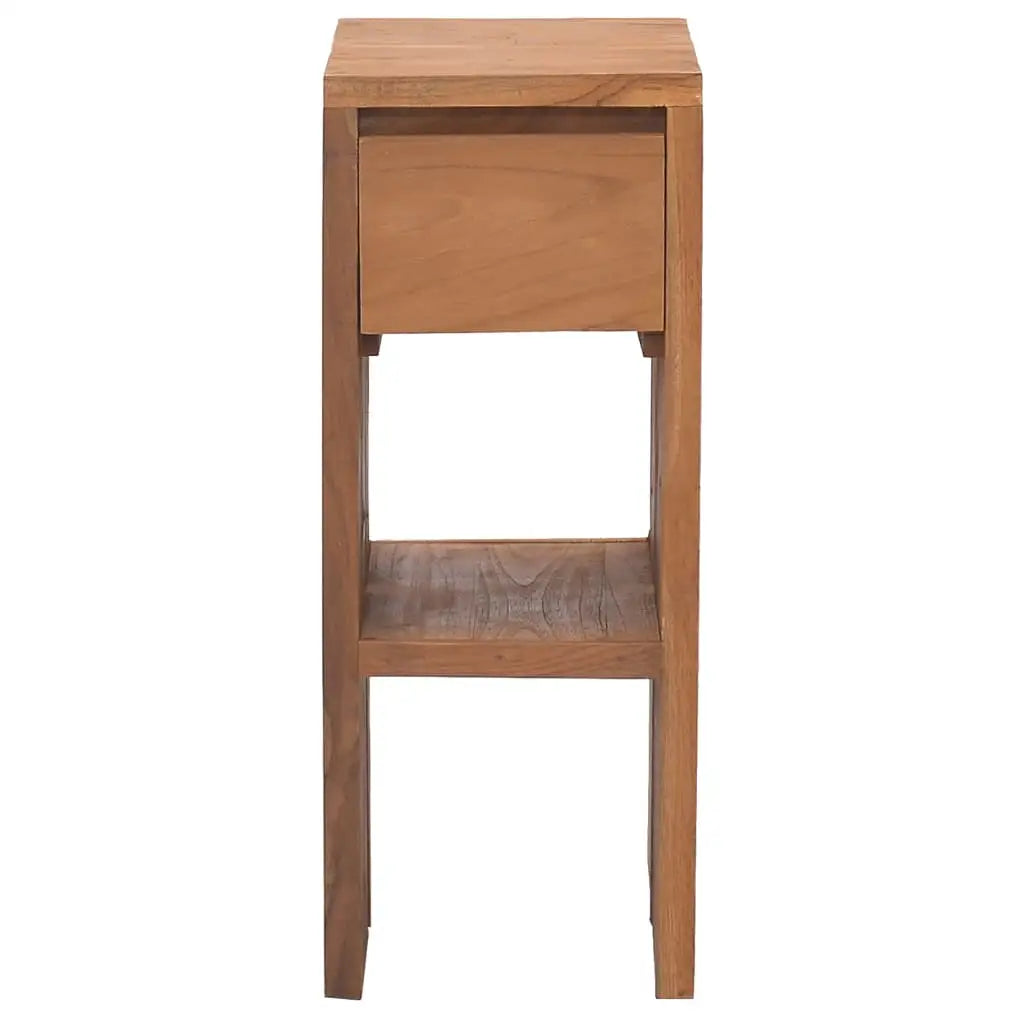 vidaXL Bedside Cabinet 7.9’’x13.8’’x19.7’’ Solid Teak Wood - Nightstand