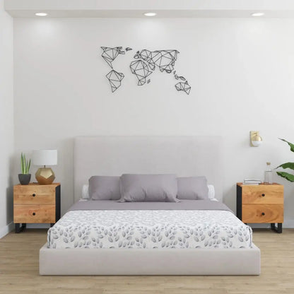 vidaXL Bedside Cabinets 2 pcs 15.7’’x13’’x18.1’’ Solid Wood Acacia - Bedside Cabinets