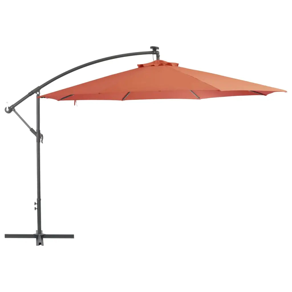 vidaXL Cantilever Umbrella Tilting Parasol Outdoor Umbrella Patio Sunshade - Umbrella