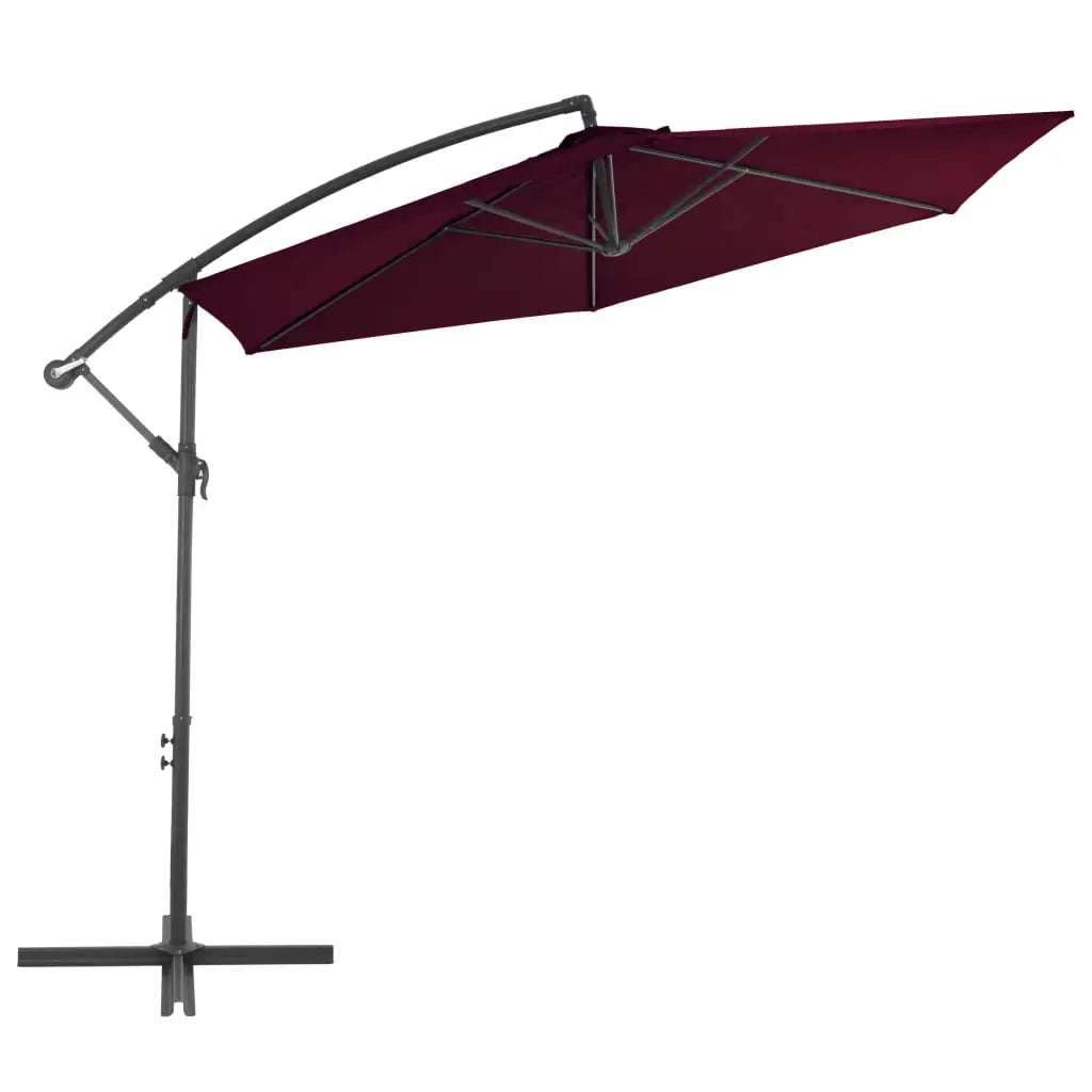 vidaXL Cantilever Umbrella Tilting Parasol Outdoor Umbrella Patio Sunshade - Outdoor Umbrella