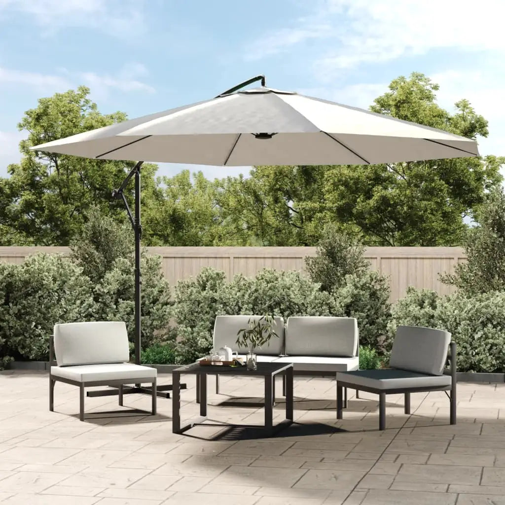 vidaXL Cantilever Umbrella Tilting Parasol Outdoor Umbrella Patio Sunshade - Umbrella
