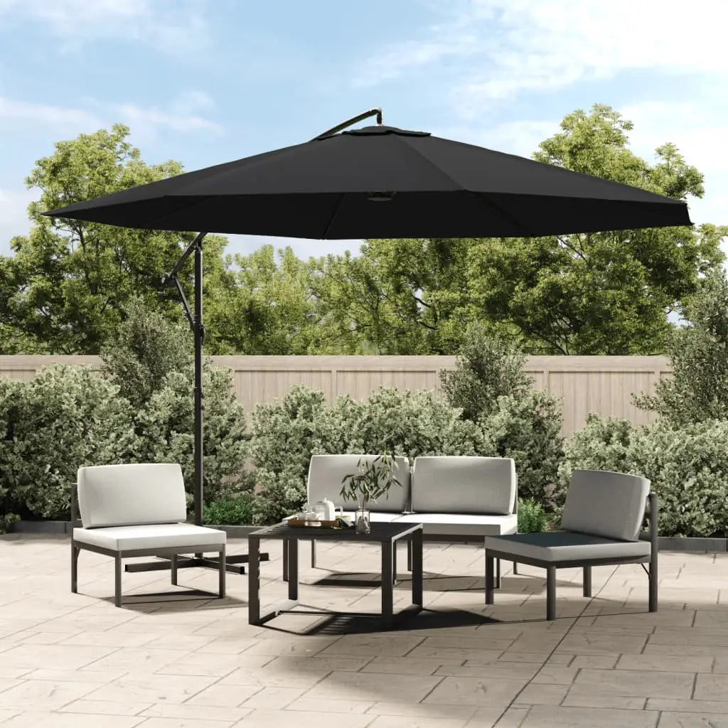 vidaXL Cantilever Umbrella Tilting Parasol Outdoor Umbrella Patio Sunshade - Umbrella