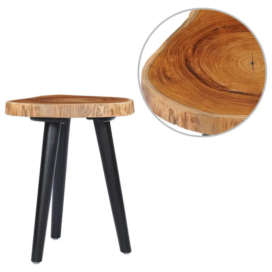 vidaXL Coffee Table 15.7’’x17.7’’ Solid Teak - Furniture > Tables > Accent Tables > Coffee Tables